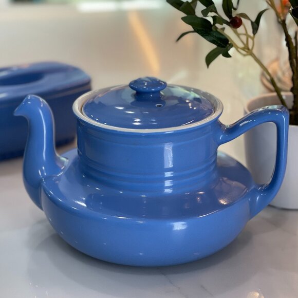 MCM Hall Pottery 1940s Coffeelator Large Coffee Pot - Picture 1 of 16